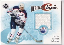 04/05 UD UPPER DECK RYAN SMYTH HERITAGE CLASSIC GAME USED JERSEY