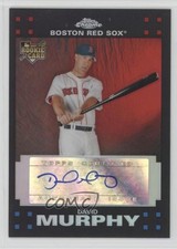 2007 Topps Chrome Refractor /500 David Murphy #334 Auto 0ba6