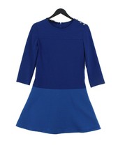 Nine West A-Line Midi Dress S in Blue