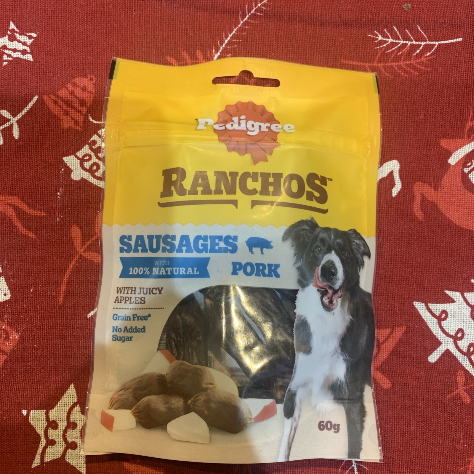 Pedigree Ranchos  sausages  pork Treats - 60g