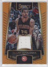 2016-17 Panini Select Swatches Orange Prizm 16/60 Thabo Sefolosha #12 1u6
