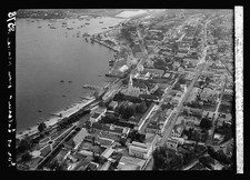 Air View,Sea Front,Dar es Salem,Tanganyika,Dar es Salaam,Tanzania,Matson,1936,1