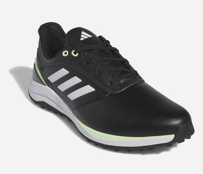 NEW Adidas Solarmotion 24 Spikeless Golf Shoes Black White Green IG0827 Men 9.5