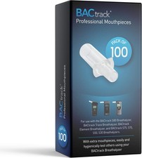 100 Count Breathalyzer Mouthpieces Compatible Multiple Alcohol Testers