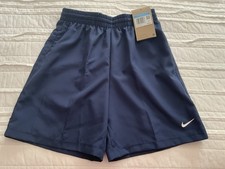 NIKE Boys Size Medium Standard Fit, Dri-Fit Navy Shorts NWT