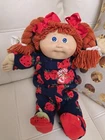 Original 1985 Cabbage Patch Kid With Red Hair, Blue Eyes. Strawberry Shortcake