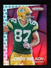 2014 Panini Prizm NFL Shield Logo Prizm 37/75 Jordy Nelson #98 Shield 0d44