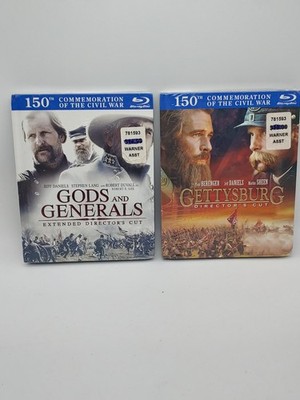 Gettysburg Blu-ray 2011 2-Disc Set Directors Cut DigiBook New + Gods Generals