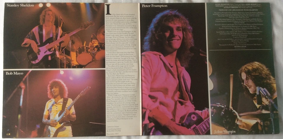 Peter Frampton ●Frampton Comes Alive! ●1976 Double Vinyl LP ●AMLM 63703 ●VG+/VG+ - Image 4 of 4