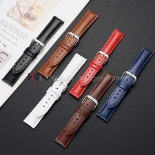 Leather Watch Strap 12mm to 24mm Genuine Replacement Soft Bracelet Watch Band