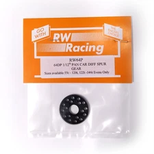 RW Racing RW64P-73T - Ultralight Machined Pan Car Spur Gear, 64P 73T