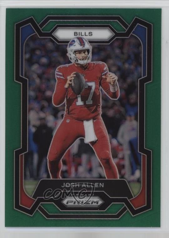 2023 Panini Prizm Green Prizm Josh Allen #32 zo6
