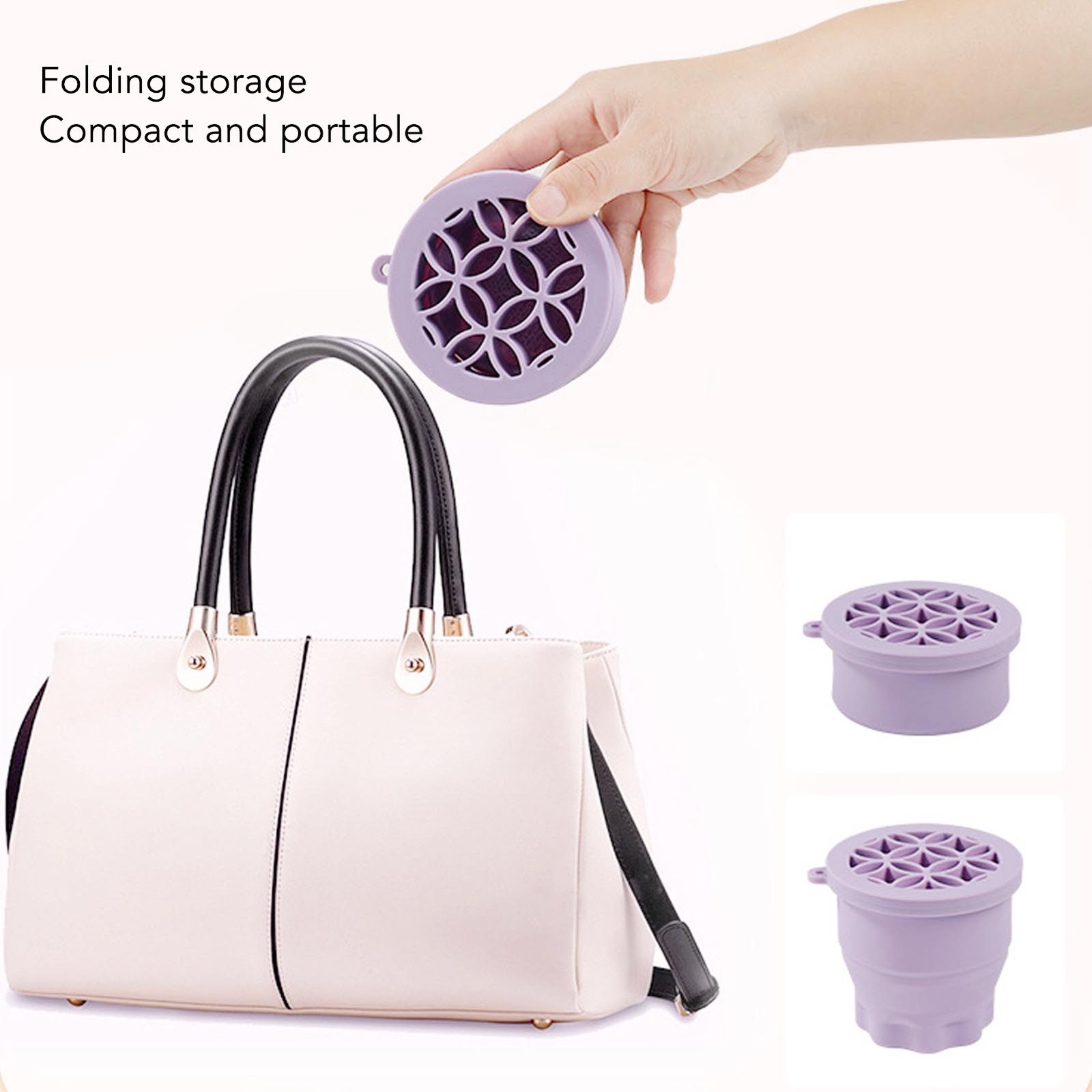 Makeup Brush Cleaner Cup Cosmetic Brush Cleaning Pad Drying Rack Silicone Sc HEN