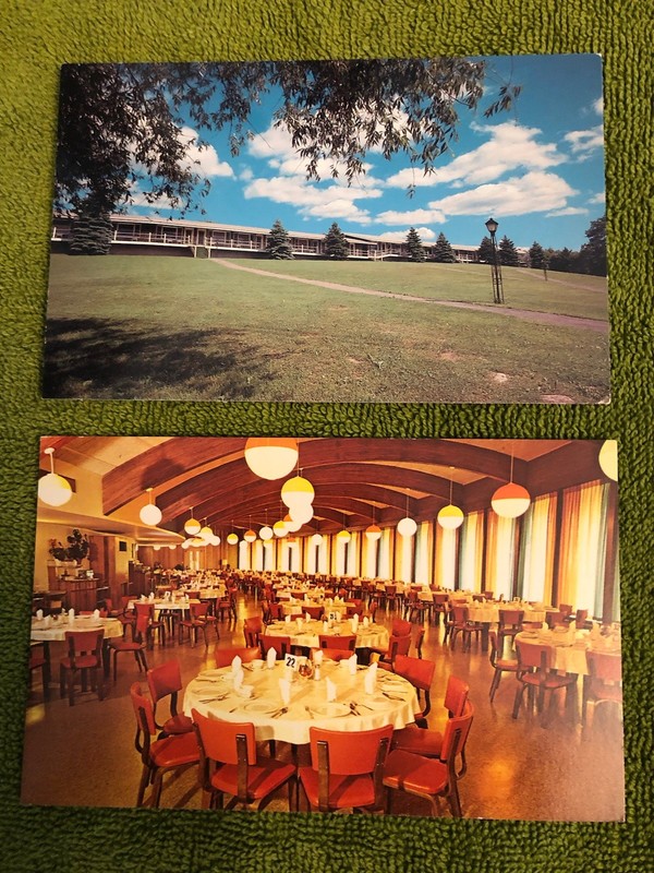 Lot Of 2 Vintage Chrome Postcards, Sunny Hill Farm, Greenville New York 