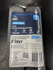Filter Project Source 2.5" Carbon & Sediment Filter 2 Pack New 5225362