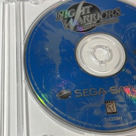 Night Warriors: Darkstalkers' Revenge (Sega Saturn, 1996) Disc Only Tested Works