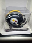 Pittsburgh Steelers Joey Porter Sr. Signed Mini Helmet with JSA COA