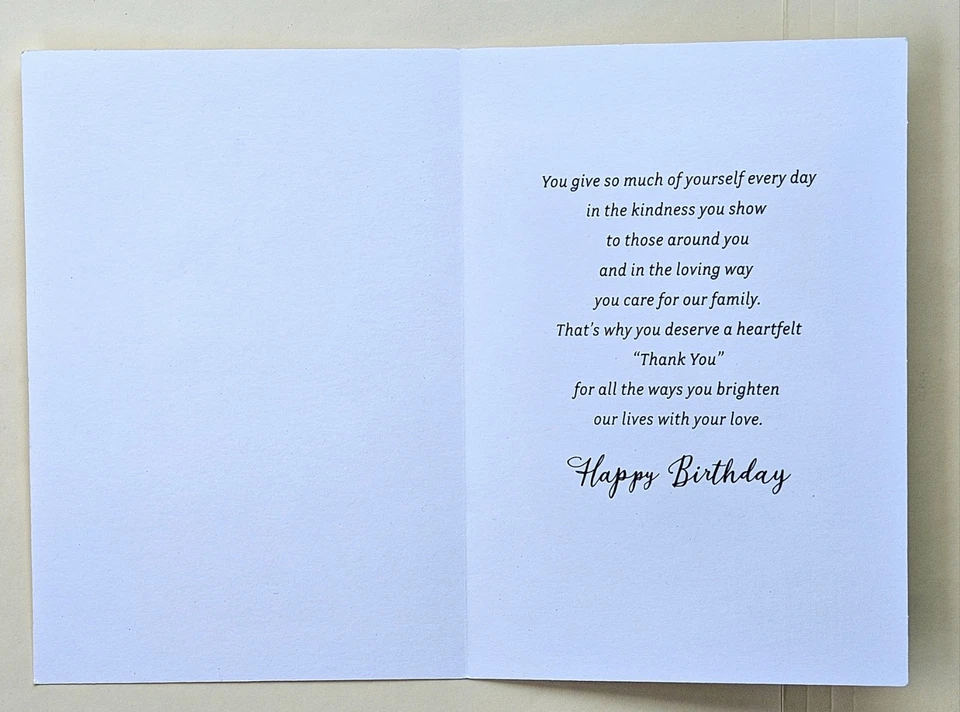 ¡Feliz cumpleaños, mamá! Love You, Mom!/Sello distintivo/Tarjeta de felicitación (incl. Sobre 5×7") Foto 2 de 4