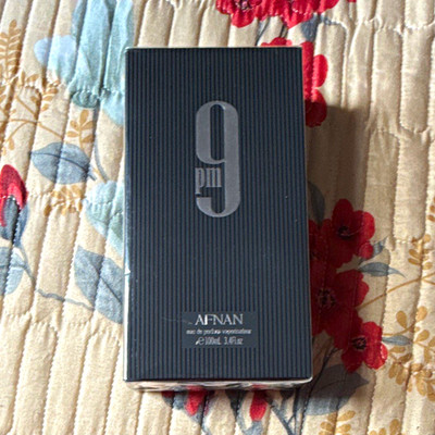 Afnan 9PM Eau de Parfum EDP Spray, Regular Size, 3.4 fl oz Fragrance