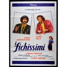 Poster I FICHISSIMI Diego Abatantuono Jerry Cala Carlo Vanzina A51