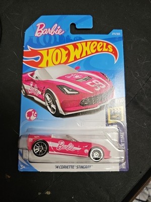 2017 HOT WHEELS *'14 CORVETTE STINGRAY* *HW SCREEN TIME* *BARBIE PINK* 