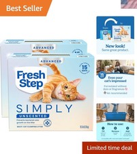 Clumping Cat Litter, Advanced, Simply Unscented, Extra Large, 37 Pounds total... 1.34 per pound