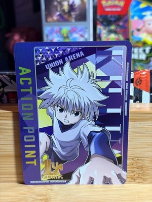 ACTION POINT CARD (KILLUA ZOLDYCK) UEPR/HTR-AP03 Promo Foil Union Arena TCG NM