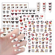 Valentines Day Nail Art Stickers - 3D Self-Adhesive Cartoon Designer Decals