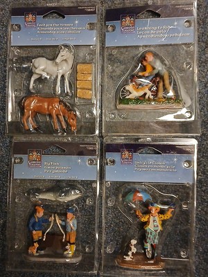 LEMAX VILLAGE Lot Of (4) RETIRED