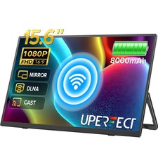 UPERFECT 15.6" Wireless Portable Monitor Battery Extender For Desktop Mac Pro PC