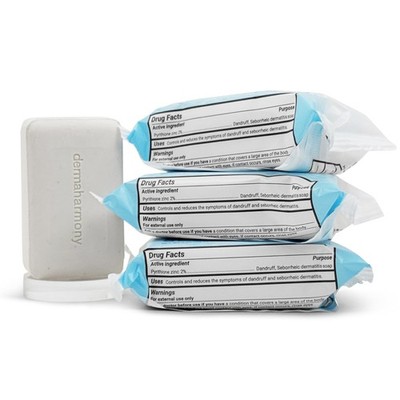 Pyrithione Zinc Therapy Soap Bars for Seborrheic Dermatitis - 3 Pack