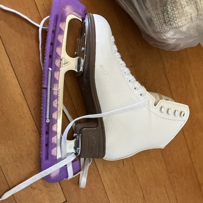 Jackson Classic Mark II Figure Skates White Size 5 1290 Lace Ice Skating