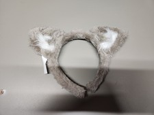 Great Wolf Lodge Grey Wolf Faux Fur Animal Ears Headband Costume Accessory