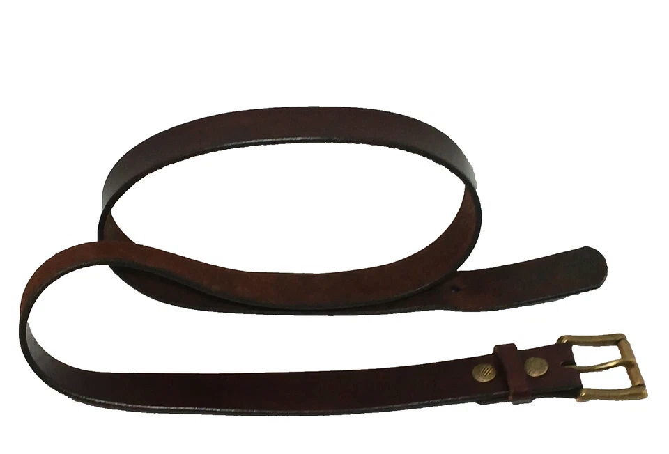 Cinturón Fox Creek 1.25" Brida Cuero Marrón Para Hombre 46 Hecho en EE. UU. Se Ajusta a Talla 46-48 Foto 2 de 4