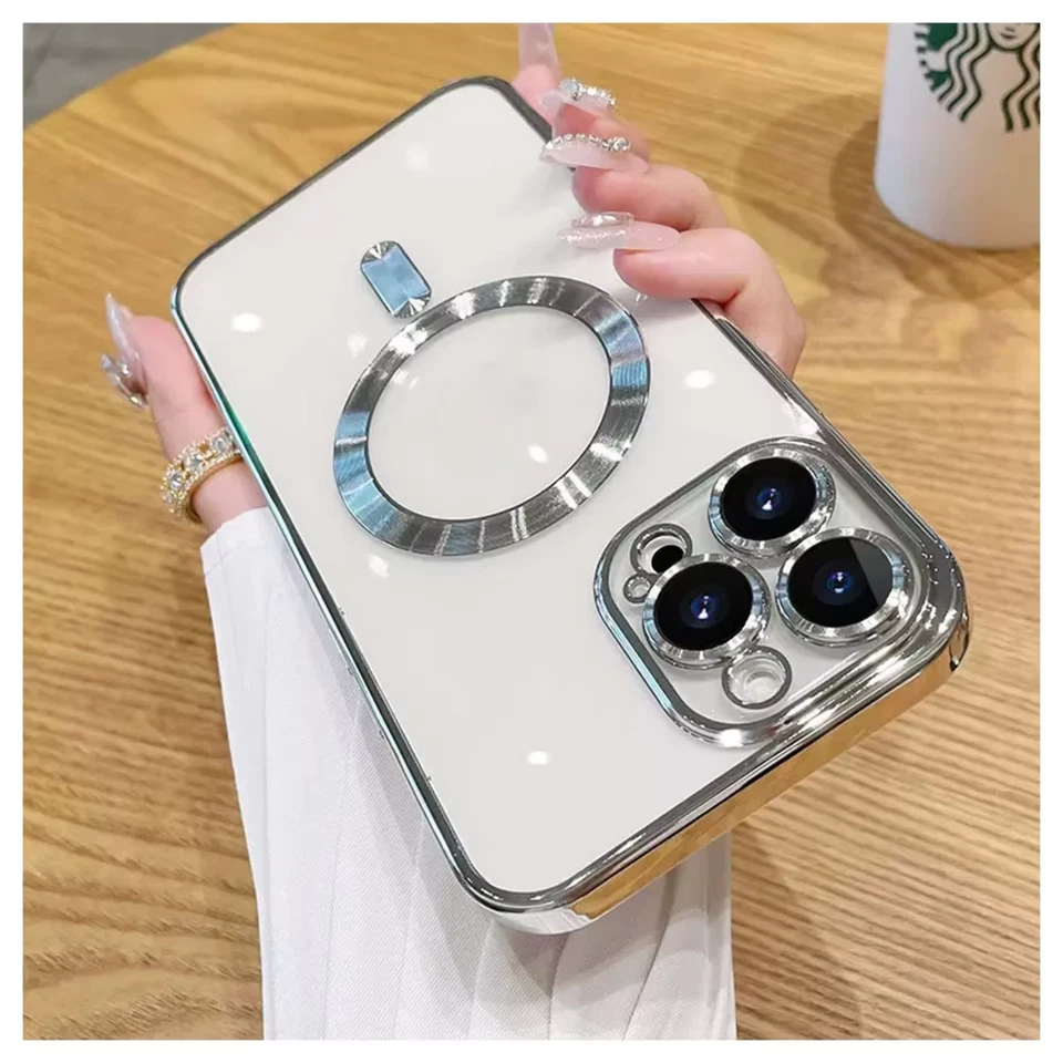 Magsafe Hülle Kameraschutz für iPhone X 11 12 13 14 15 16 17 Pro Max Case Magnet - Bild 3 von 4
