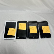 Lot of 3 Samsung Tablets And 1 Toshiba As-Is For Repair. Samsung Galaxy