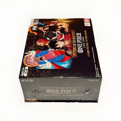 Display One Piece Card Game OP-09 The New Emperor | 24 Sobres De 6 Cartas En Japonés, Incluye Mangas Gratis