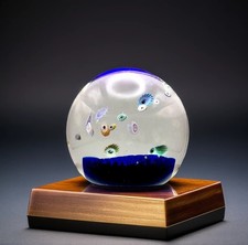 CAITHNESS PAPERWEIGHT Helter Skelter Colin Terris SCOTLAND 1983 VINTAGE RARE VG+