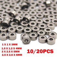 10/20Pc Miniature Small Bearings 1mm 1.5mm 2mm 2.5mm For Remote Control Models
