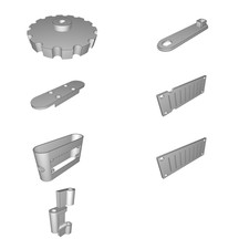 Rover 3D Printed Mini FPV Frame for RC Car DIY Project Mount Kit