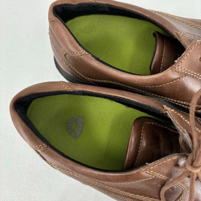 ECCO Helsinki Tie Oxfords Leather Derby Shoes Bicycle Toe  display picture 2