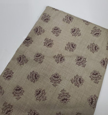 French General Fabric Rouenneries Deux Moda Gray Floral Sew Quilt FAT QUARTER