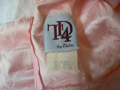 Pink Palmeto ballroom dress v neck puff sleeves 9-10 TD4 by Electra - Picture 7 of 9