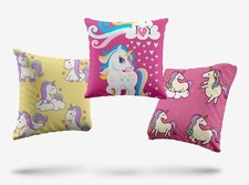 Pillow Unicorn Pillow Unicorn for Girls Printed Cushion Cover code 9