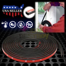 Door Insulation Rubber Weather Strips Draught Excluder Foam Window Noise Seal