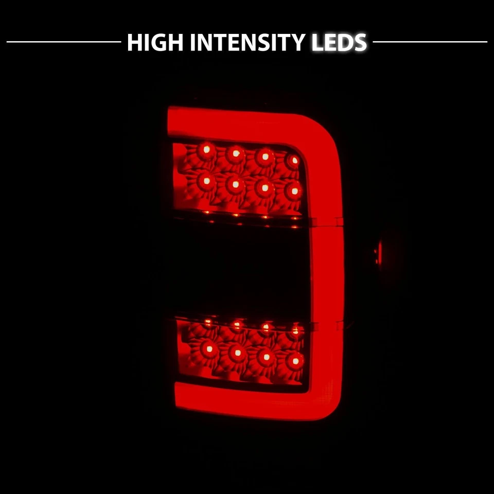 2001-2011 FORD RANGER C-BAR LED TAIL LIGHTS LEFT RIGHT LAMPS ASSEMBLY DARK SMOKE - Image 4 of 4