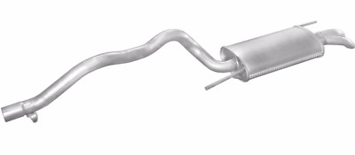 Rear Silencer Exhaust for T4 Transporter 2.4D Syncro All-Wheel Drive AAB 2.5TD