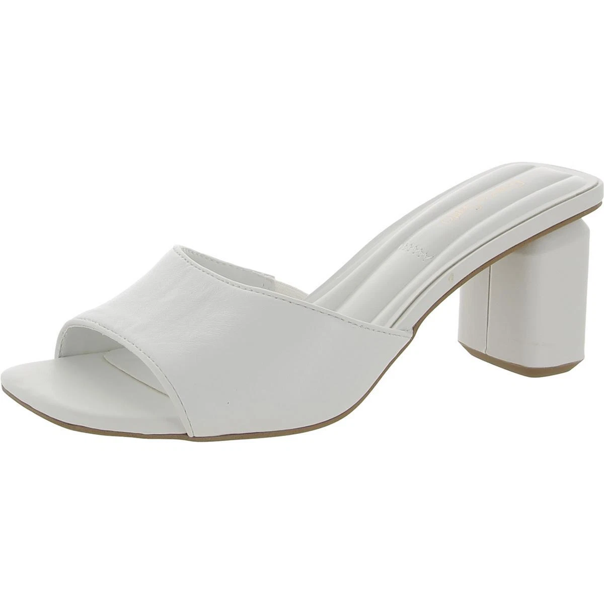Franco Sarto Womens Linley Block Heel Slip On Slides Heels Sandals BHFO 1134