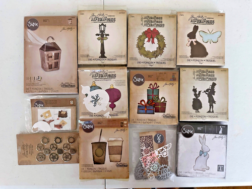 Tim Holtz Lot Of Assorted Dies!