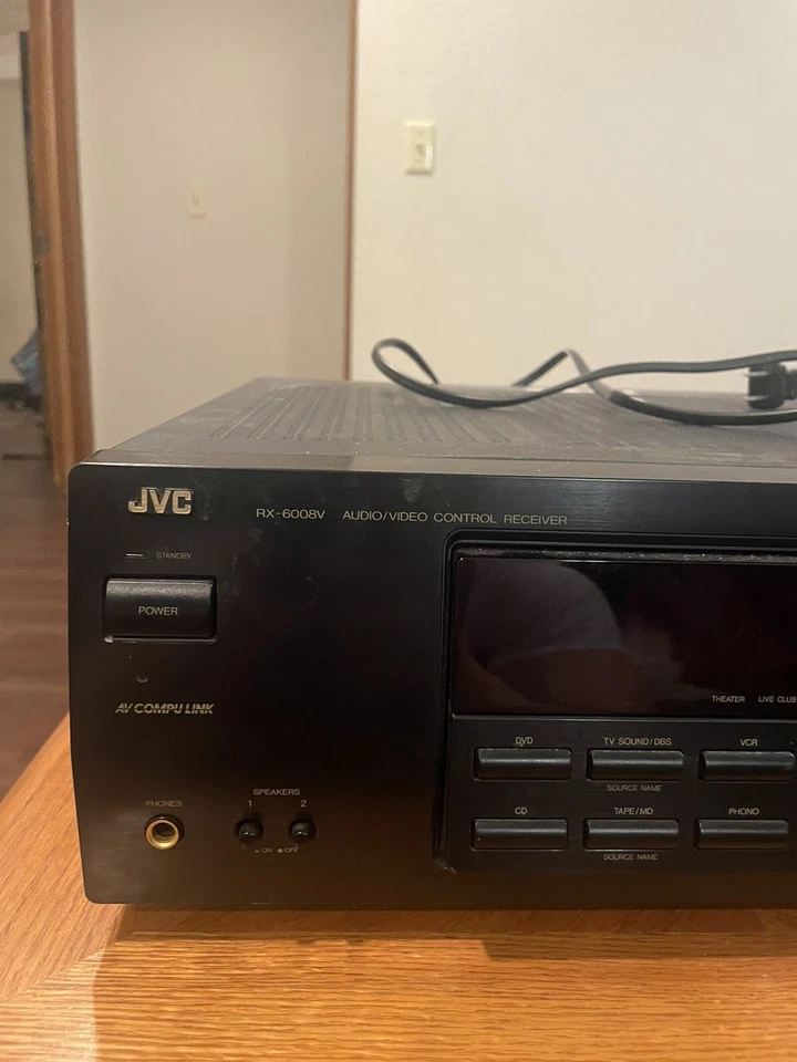 JVC RX-6008V AV Audio Video Control Receiver Surround Sound - TESTED - No Remote - Image 4 of 4